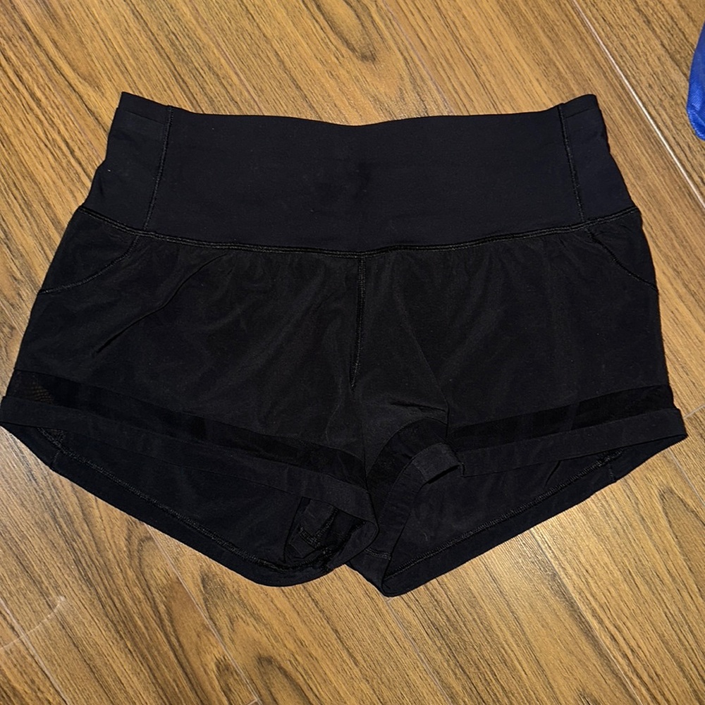 Lulu lemon shorts black! - Picture 1 of 3